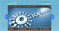 Desktop Screenshot of icedental.co.uk